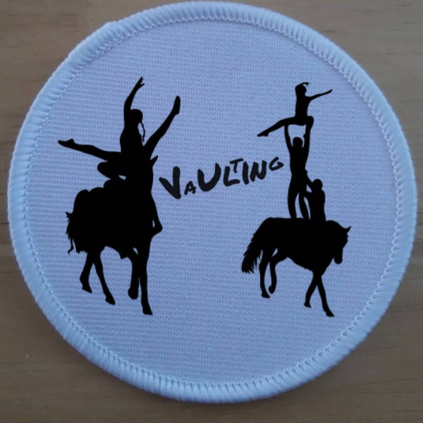 Horse sublimation patch badge