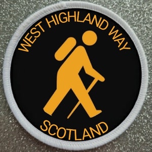 3 Inch West Highland Way Scotland Sublimation Patch badge