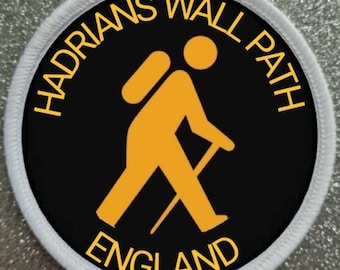3 Inch Hadrians Wall Path England Sublimation Patch badge