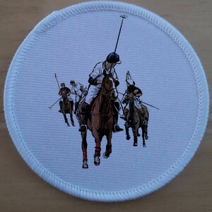 Horse sublimation patch badge