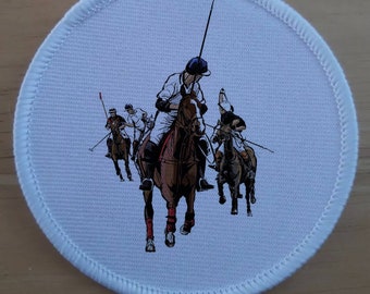 Horse sublimation patch badge