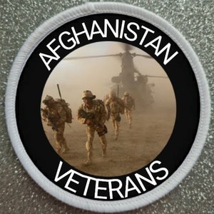 Afghanistan Veterans 3 Inch patch badge