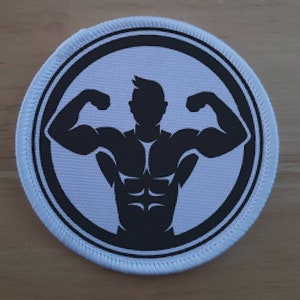 Fitness sublimation patch badge