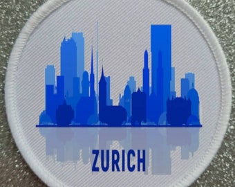3 Inch Zürich Schweiz Patch Badge