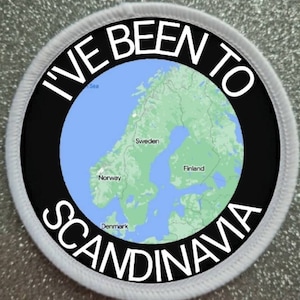 3 Inch Scandinavia patch badge