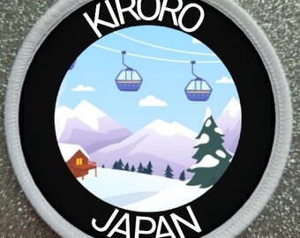 Insignia de parche de 3 pulgadas de Kiroro Japan Ski Resort