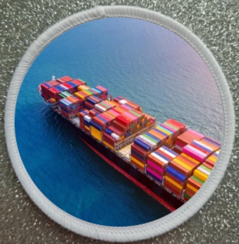 Shipping Container 3 Inch Sublimation Patch Badge - Etsy