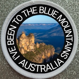 3 Inch The Blue Mountains Australia patch badge