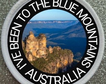 3 Inch The Blue Mountains Australia patch badge