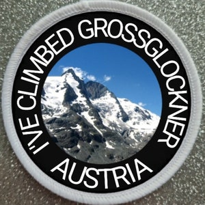 Grossglockner Austria Mountain 3 Inch patch badge