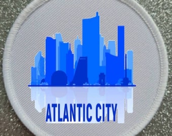 3 Inch Atlantic City USA Patch Abzeichen
