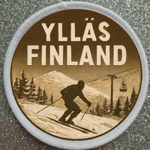 Écusson Yllas Finland 3 pouces pour station de ski
