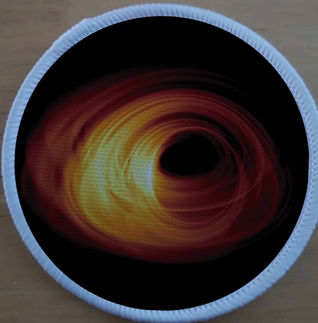 Black Hole Space Sublimation Patch Badge - Etsy