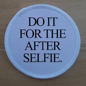 Fitness Motivational sublimation patch badge