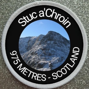 3 Inch Stuc a'Chroin Scotland Munro Mountains Patch Badge