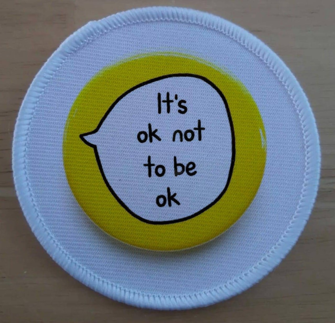 Es ist ok, nicht Ok Sublimation Patch Abzeichen zu sein Etsy.de