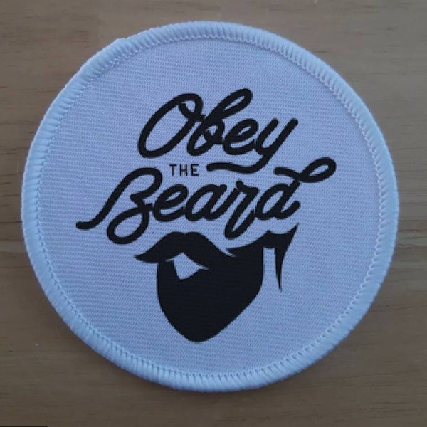 Bearded Gentleman Or Scoundrel 3 inch sublimation patch badge