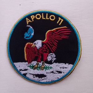 3 Inch Apollo 11 Nasa Embroidered patch badge
