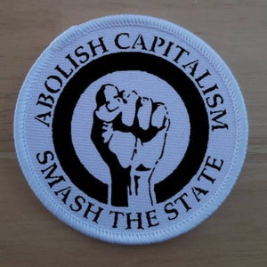 Anti Capitalism Patch Badge
