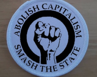 Anti Capitalism Patch Badge