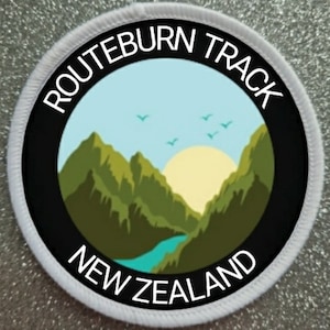 3 Inch Routeburn Track New Zealand Sublimation Patch badge