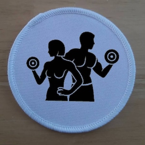 Positive Positivity Motivational Fitness Sports patch badge
