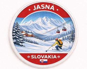 Jasna Slovakia Skiing Ski 3 Inch patch badge