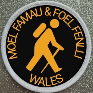3 Inch Moel Famau Foel Fenlli  Sublimation Patch badge