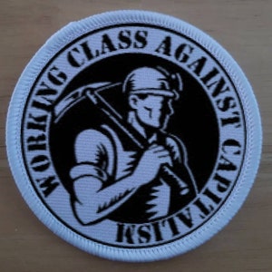 Anti Capitalism Patch Badge