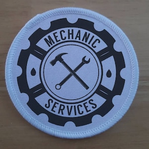 Mechanic patch badge