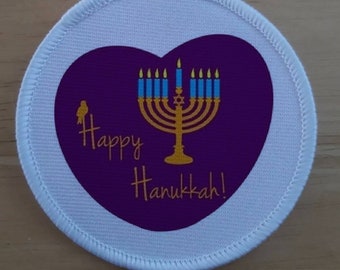 Happy Hanukkah patch badge