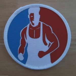 Wrestler 3" inch sublimation patch