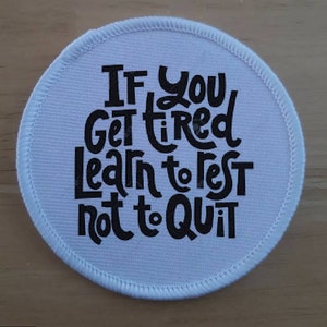 Fitness Motivational sublimation patch badge