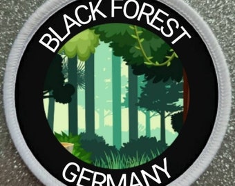 Insignia de parche de 3 pulgadas de la Selva Negra, Alemania
