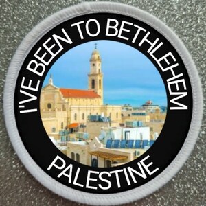 Distintivo patch Bethlehem Palestine da 3 pollici - Prodotto nel Regno Unito