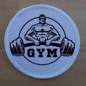 Fitness sublimation patch badge