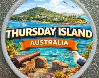 3 inch Thursday Island Australia Patch Badge