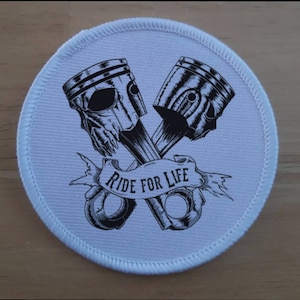Biker 3 inch sublimation patch badge