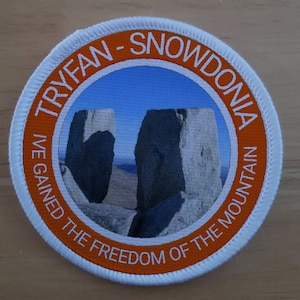 Tryfan Patch Souviner Patch Badge