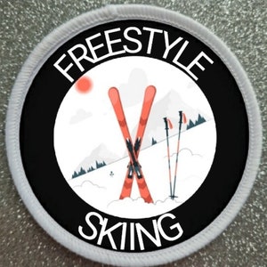 Freestyle skidåkning 3 tums märke