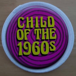 Insignia de parche de sublimación de los años 60
