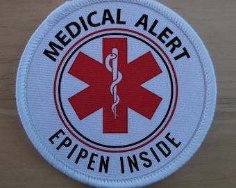 3 Inch Medical Alert patch badge