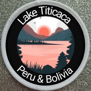 3 inch Lake Titicaca Peru & Bolivia Patch Badge