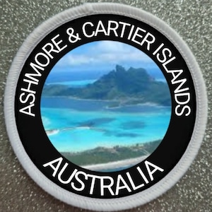 Ashmore And Cart.. Wyspy Australia 3-calowa naszywka
