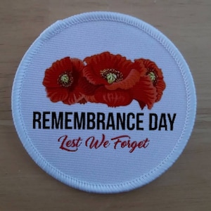 3&quot; Remembrance Day patch badge