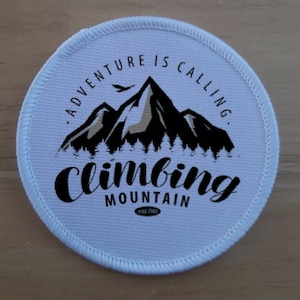 Climbing Mountain Hiking Outdoors Patch Badge
