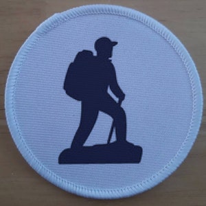 Hiking patch badge