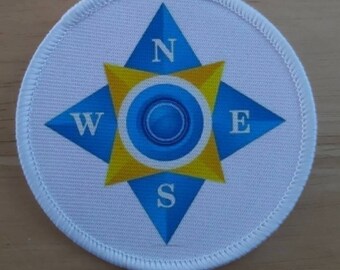 Orienteering Map Patch Badge
