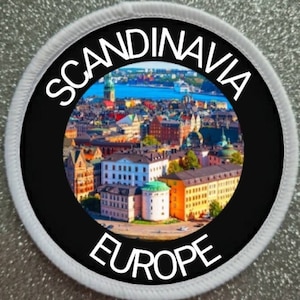 3 Inch Scandinavia patch badge