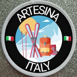 Parche de 3 pulgadas de la estación de esquí Artesina Italia